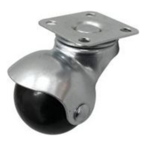 Ruedas Bola Pp Polipropileno Base 1.1/2 40 Mm X 4uni