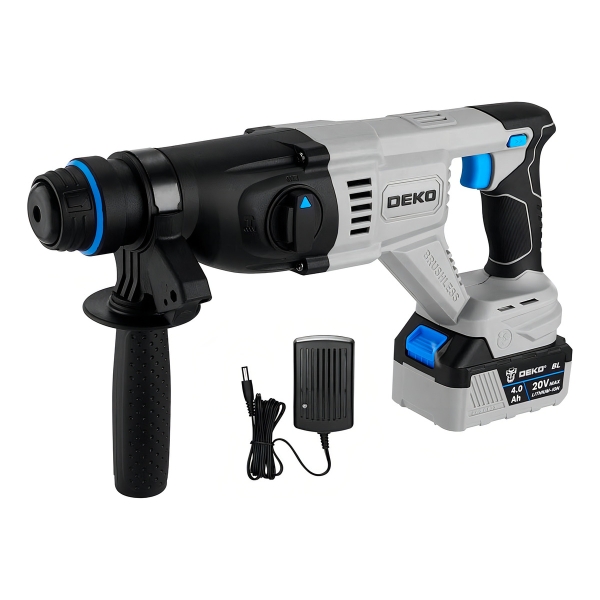 Rotomartillo Deko Dkbl20rh01 20v Brushless Bateria 3.2 J Col
