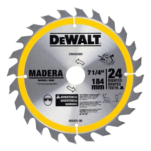 Disco De Sierra Dewalt Dwa03080 7-1/4'' 24 Dientes Para Made