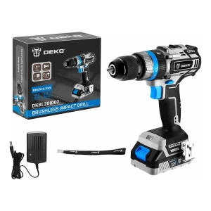 Taladro Atornillador Con Percutor 13mm 20v Brushless Deko