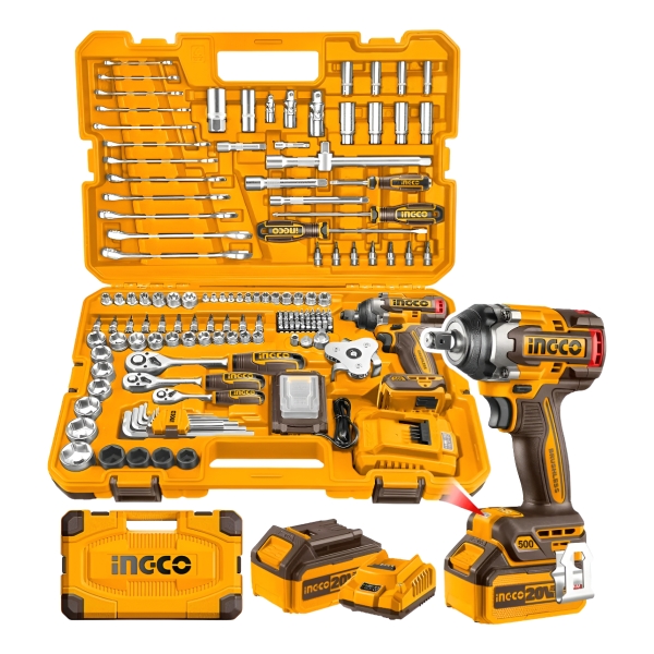Kit Combinadas Llave Impacto 500nm Valija Ingco Hkthp31521