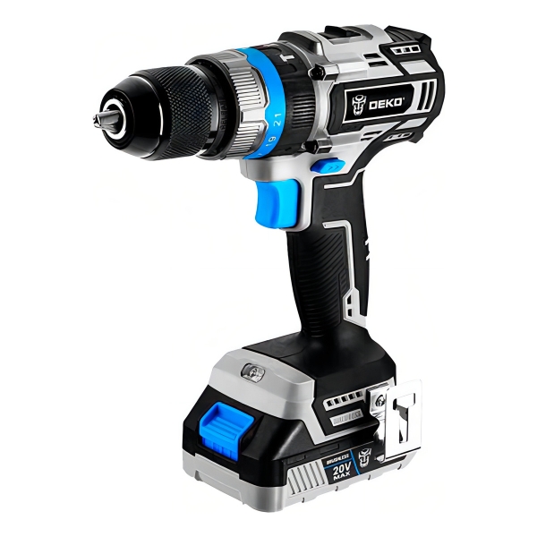 Taladro Percutor A Bateria Deko Dkbl20id02-s3 13mm Brushless