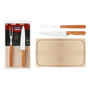 Juego Asador De Tabla Y Cuchillo Para Asado Tramontina