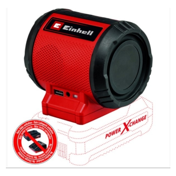 Parlante Y Cargador Usb Inalambrico Einhell Bluethooth 5.0