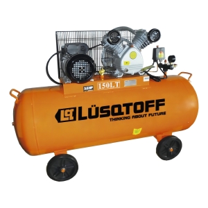 Compresor De Aire Lüsqtoff 3hp 150lts 115psi Color Naranja