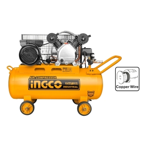 Compresor De Aire Ingco 3 Hp 100 Lts Industrial Ac1301008
