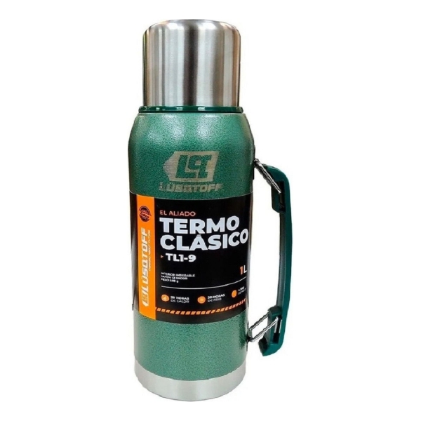Termo 1 Litro Acero Inoxidable Lusqtoff Frio Y Calor - Imagen 4