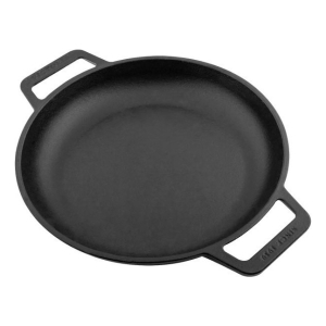 Sartén Victoria Doble Asa 25 Cm Hierro Fundido Negro