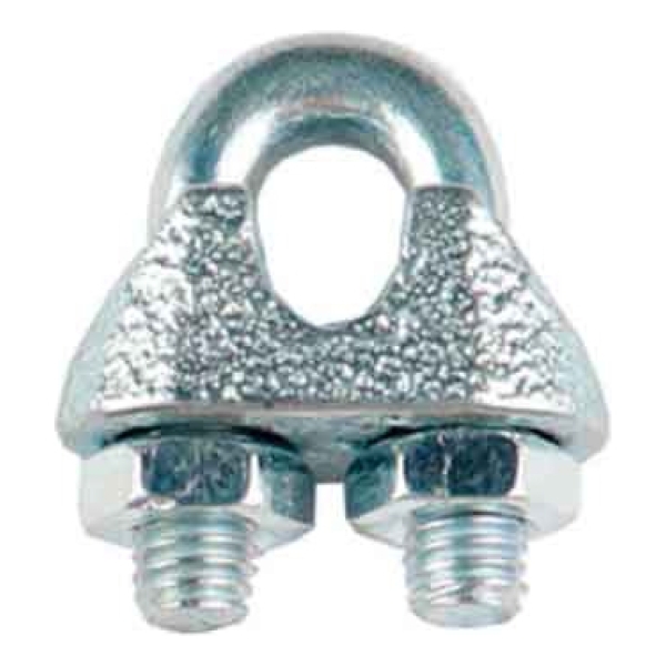 Pack 10 Aprietacable Galvanizado 1/8''