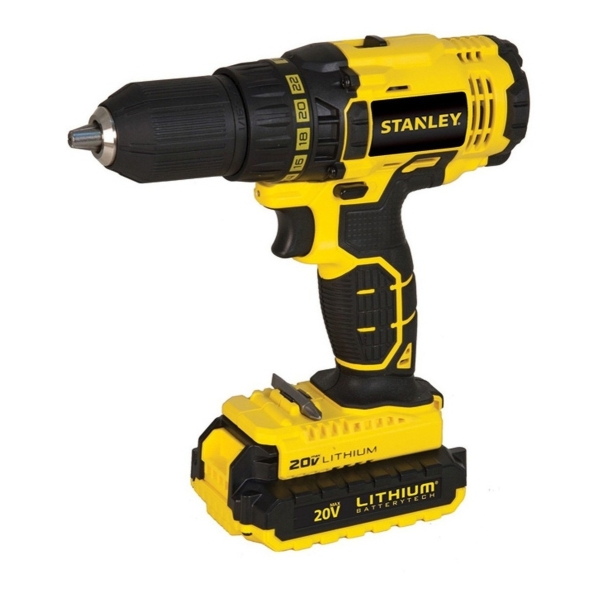 Taladro Atornillador Inalámbrico De 13mm Stanley + Accesorio