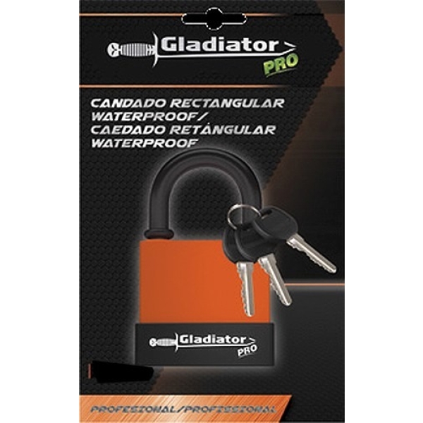 Candado Rectangular Waterproof 75mm Gladiator Pro Can775