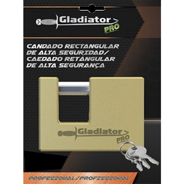 Candado De Perno Gladiator Pro 70mm Cas870 Alta Seguridad
