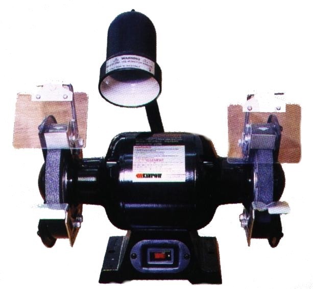 Amoladora De Banco Con Lampara 1/2hp 150mm 200w Cod1210