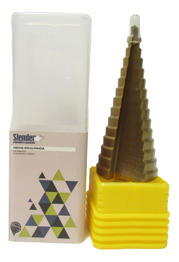 Mecha Escalonada Titanio 4-32mm 15-escalones Slender P G