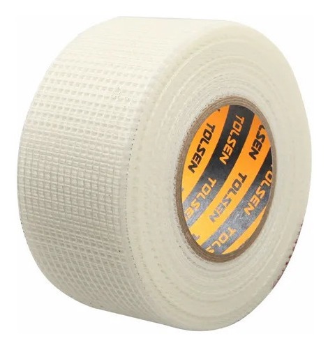Cinta Fibra Vidrio Autoadhesiva Tolsen Yeso 48mmx45m 50270