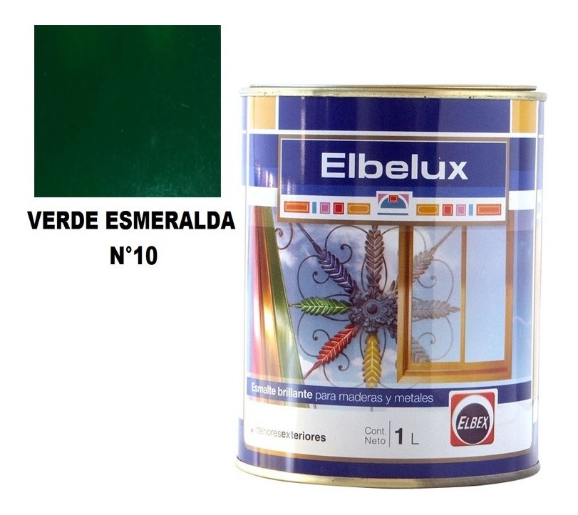 4lt Esmalte Sintetico Brillante Elbelux Elbex 32 Colores - Imagen 10