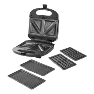 Sandwichera Grill Waflera 3 En 1 Rotel