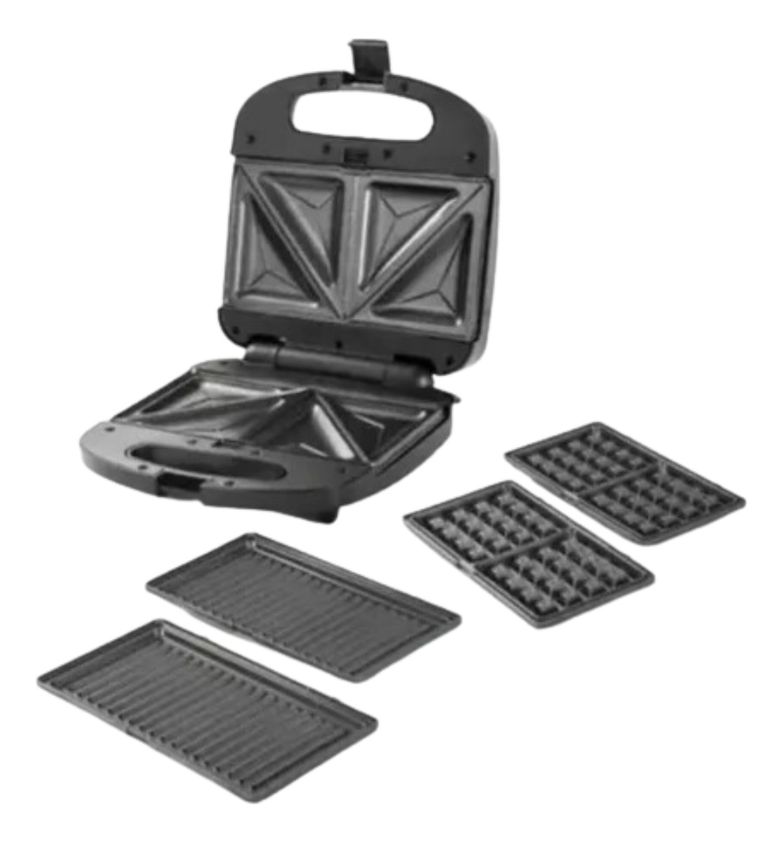 Sandwichera Grill Waflera 3 En 1 Rotel