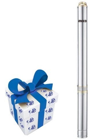 Bomba Sumergible De Tubo Para Agua Ingco 550w 3/4hp + Regalo