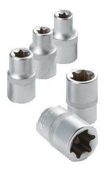 Pack 10 Dados Hembra Torx O Tork E4 Encastre 3/8 St101701