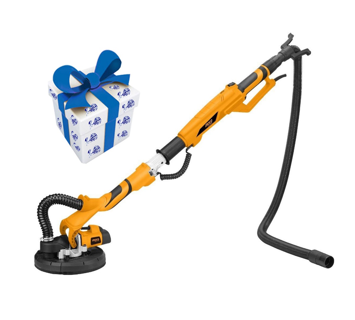 Lijadora Para Yeso Ingco 600w 225mm Para Aspiradora + Regalo