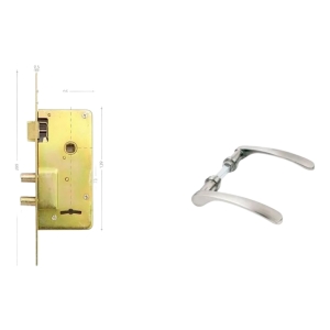 Cerradura De Seguridad Msa 210 S + Manija