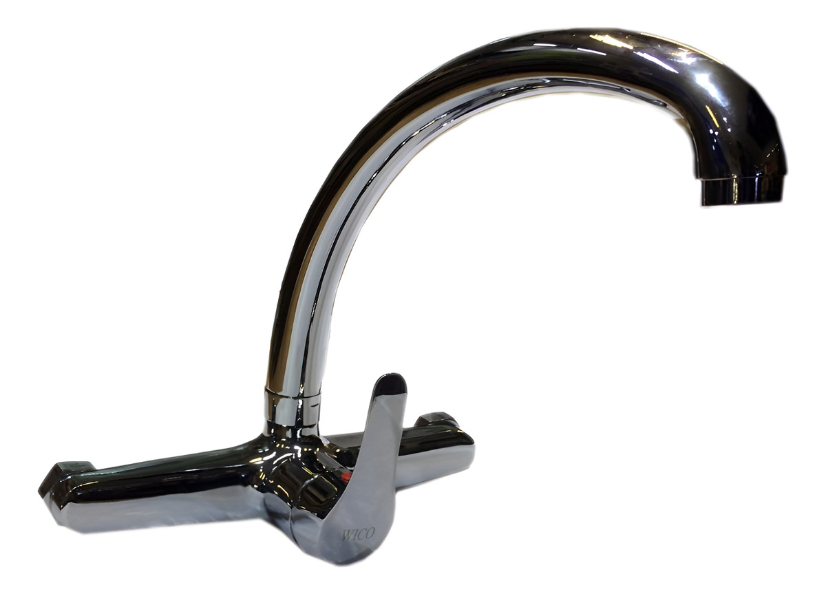 Rimontti Grifo Cocina Monocomando Giro 360° Pared Cierre Cerámico
