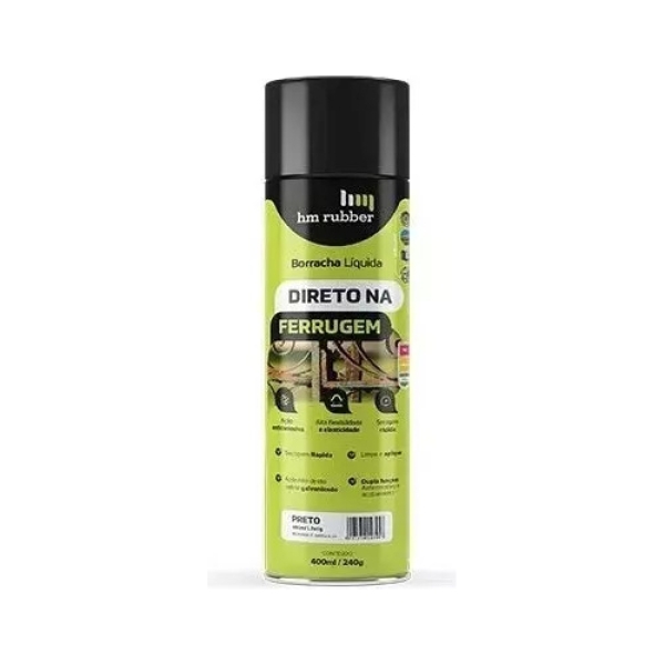 Spray Directo Sobre Oxido Caucho Liquido 400ml Hm Rubber P G