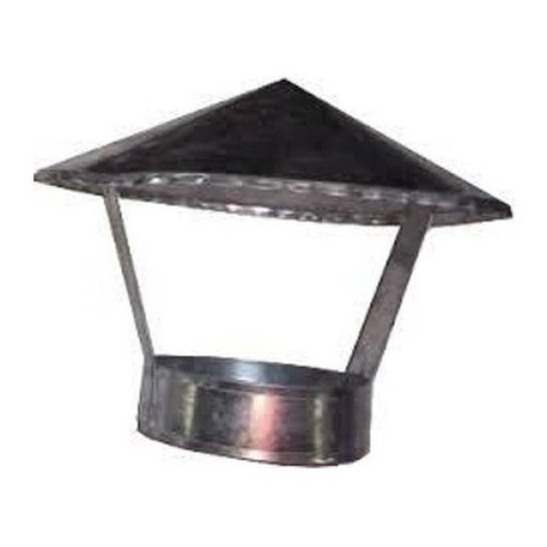 Sombrero Galvanizado 100mm Para Estufa A Leña Quematuti