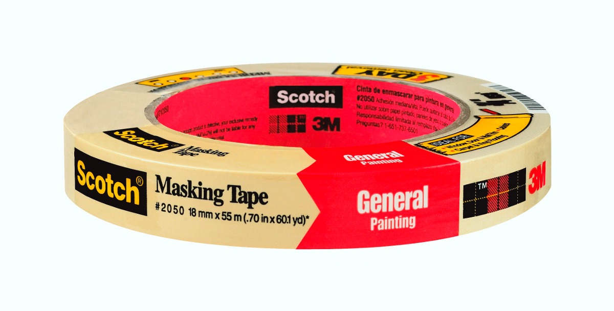 Rollo De Cinta De Papel Enmascarar 3m 17399 18mm X 50mt