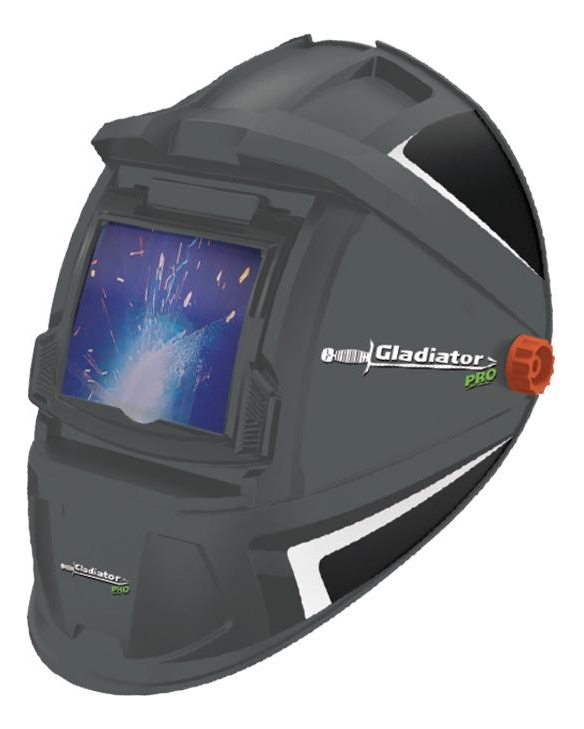 Mascara Careta De Soldar Gladiator Ms802l Con Luz Led Color