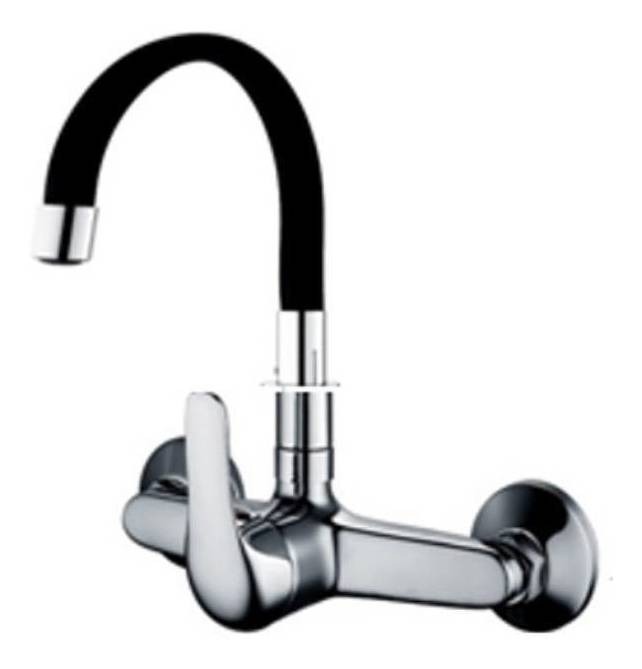 Grifo De Cocina Monocomando Rimontti 51578 Pico Alto Negro