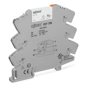 Bornera Relé De 230vac/dc De Riel 2,5mm2 Gris