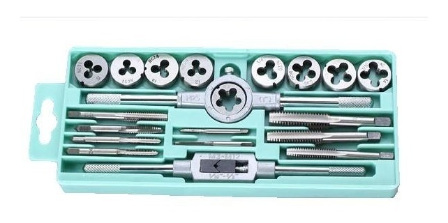 Juego De 20 Piezas De Macho Dado Terraja Milimétricos