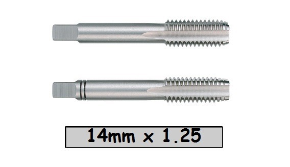 Juego De 2 Piezas De Macho 14mm X 1.25 Codigo M14m125