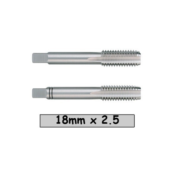 Juego De 2 Piezas De Macho 18mm X 2.5 Codigo M18m25