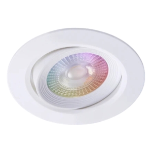 Plafon Downlight Led Inteligente Wifi 5w 350lm Rgbw O95mm