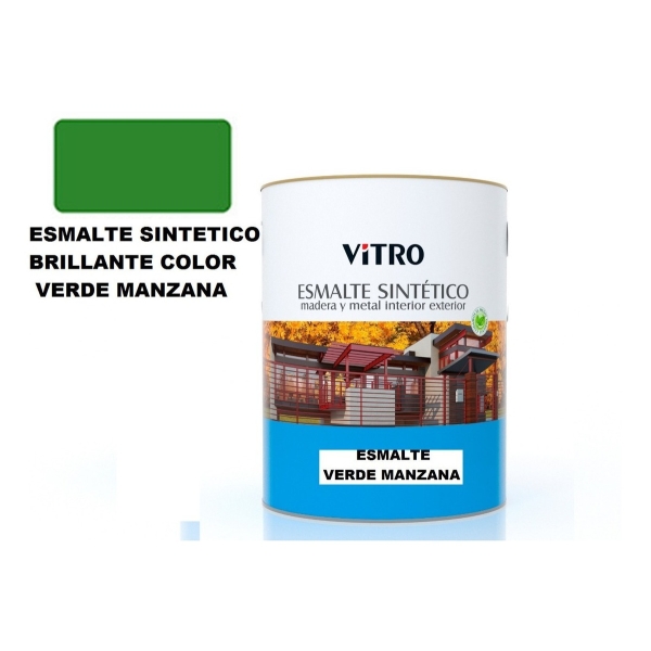 1/2lt Pintura Esmalte Sintético Brillante Vitro 26 Colores - Imagen 12