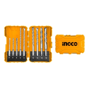 Set De 9 Mechas Sds Plus Widia Ingco Akdl30901 P G