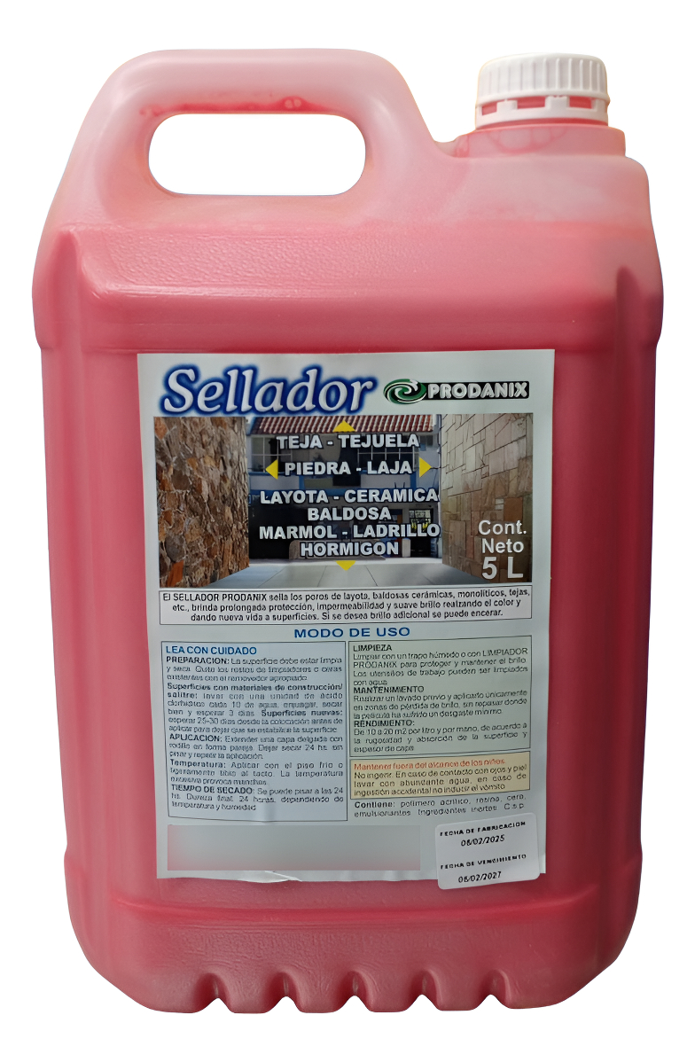 5lt Sellador Para Teja Tejuela Piedra Layota Etc Prodanix - Imagen 3