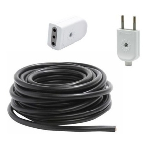 Alargue Armado X 6mt Cable 2x1 Bajo Goma Con Ficha Colocadas