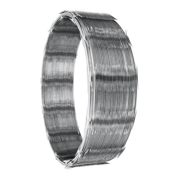 2 Rollos De Alambre Concertina Simple + 2kg Alambre