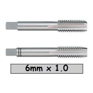 Juego Kit Set De 2 Piezas De Macho 6mm X 1.0 Cód M6m10