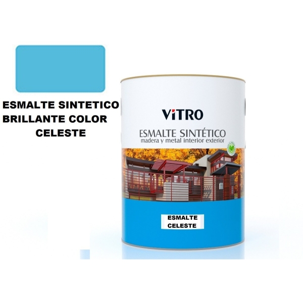 1/2lt Pintura Esmalte Sintético Brillante Vitro 26 Colores - Imagen 15