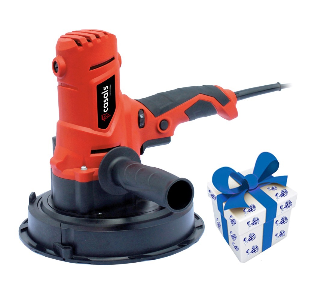 Lijadora Para Yeso Mango Corto Casals 180mm 710w + Regalo !