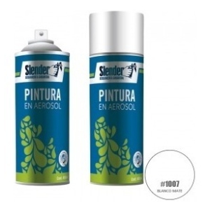 Pintura Aerosol Slender 400ml.p/int.y Ext.blanco Mate(10
