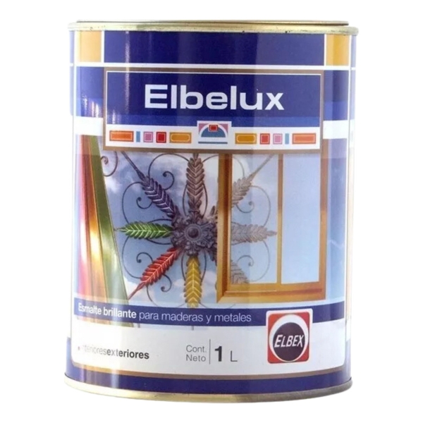 1lt Esmalte Sintetico Brillante Elbelux Elbex 32 Colores