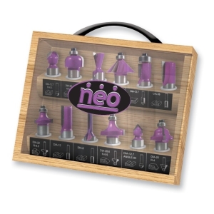 Kit De Fresas Neo 12pz Af712k1/2 P/ Router Trompo 1/2puLG