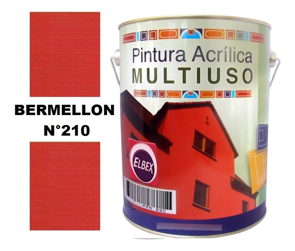 4lt Pintura Color Multiuso Elbex Pam 33 Colores A Eleccion - Imagen 23