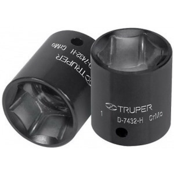 Dados De Impacto,encastre  1/2  De 19mm Truper D-7419-m